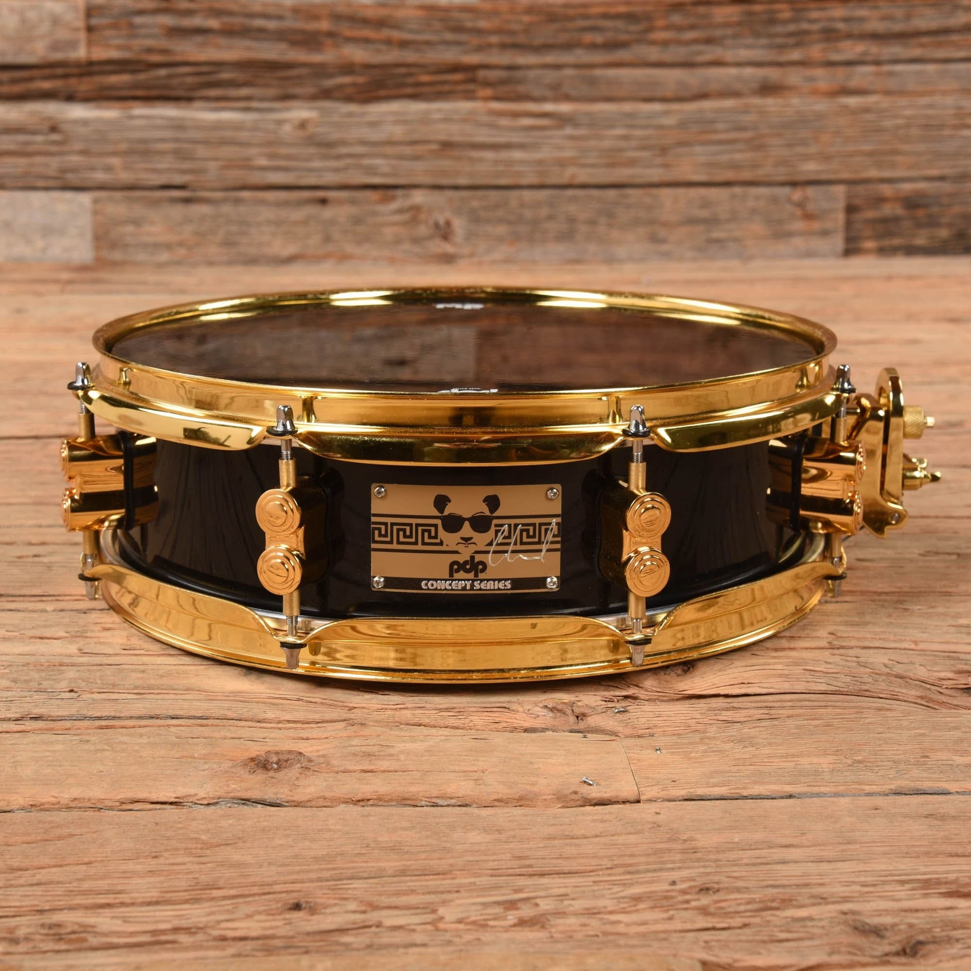 PDP 4x13 Eric Hernandez Signature Black with Gold Hardware Snare Drum USED Drums and Percussion / Acoustic Drums / Snare