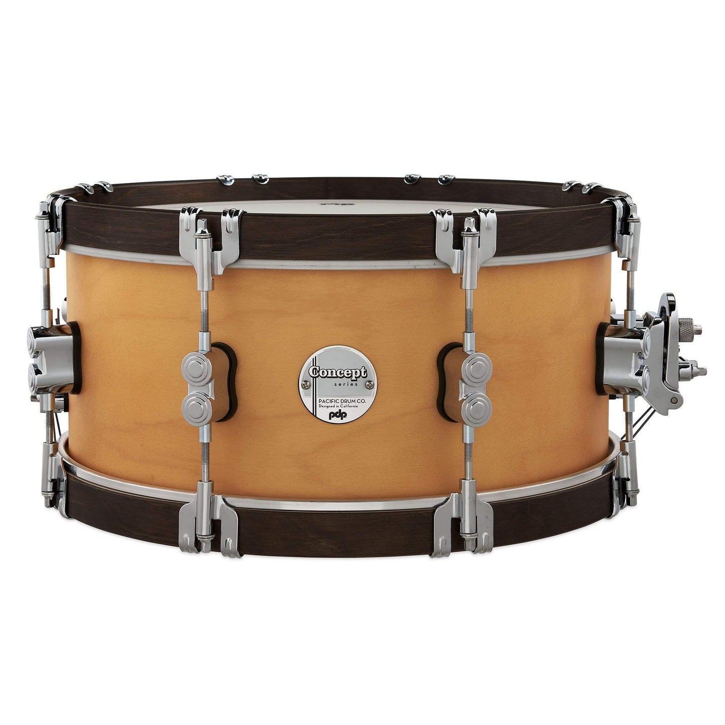 PDP 6.5x14 Concept Classic Natural Satin Snare Drum w/Walnut Wood Hoops Drums and Percussion / Acoustic Drums / Snare