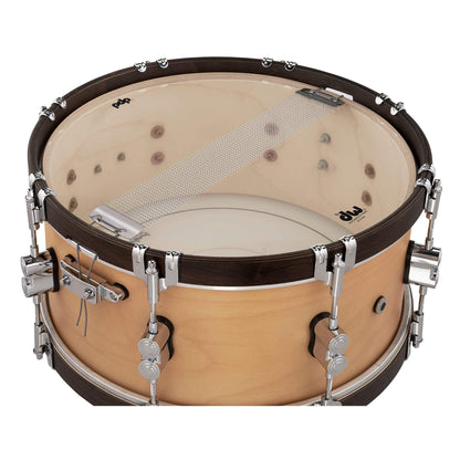 PDP 6.5x14 Concept Classic Natural Satin Snare Drum w/Walnut Wood Hoops Drums and Percussion / Acoustic Drums / Snare