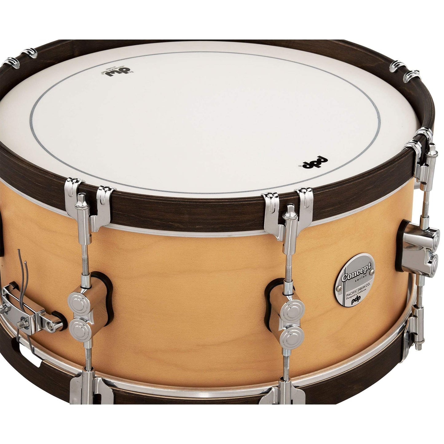 PDP 6.5x14 Concept Classic Natural Satin Snare Drum w/Walnut Wood Hoops Drums and Percussion / Acoustic Drums / Snare