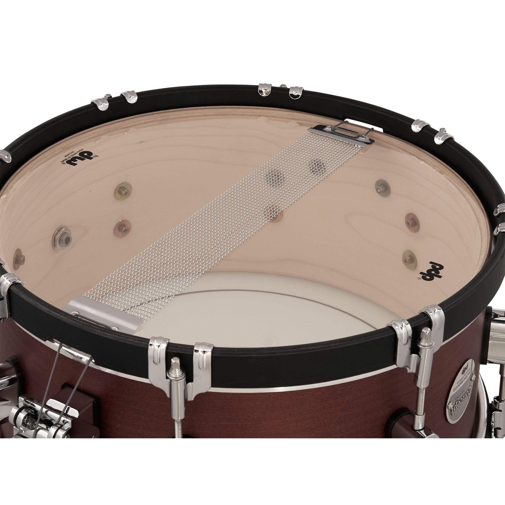PDP 6.5x14 Concept Classic Ox Blood Satin Snare Drum w/Ebony Wood Hoops Drums and Percussion / Acoustic Drums / Snare