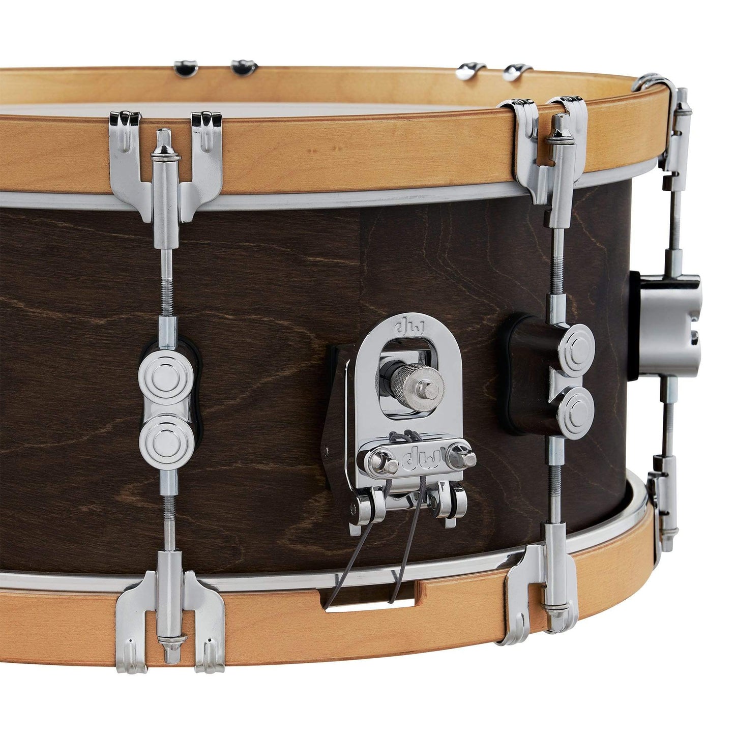 PDP 6.5x14 Concept Classic Walnut Satin Snare Drum w/Natural Wood Hoops Drums and Percussion / Acoustic Drums / Snare