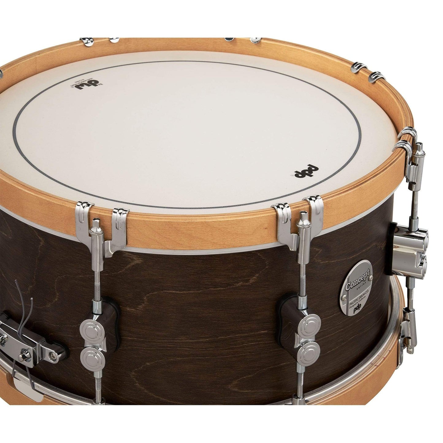 PDP 6.5x14 Concept Classic Walnut Satin Snare Drum w/Natural Wood Hoops Drums and Percussion / Acoustic Drums / Snare