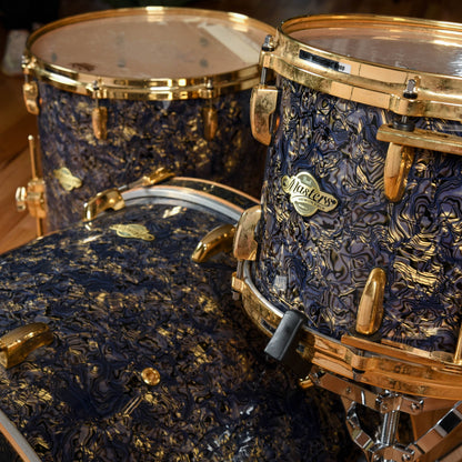 Pearl Masters 13/16/24 Drum Kit w/6.5x14" Snare Drum Purple Gold Swirl Drums and Percussion / Acoustic Drums / Full Acoustic Kits