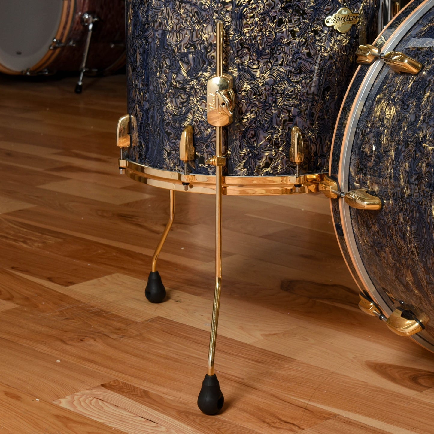 Pearl Masters 13/16/24 Drum Kit w/6.5x14" Snare Drum Purple Gold Swirl Drums and Percussion / Acoustic Drums / Full Acoustic Kits