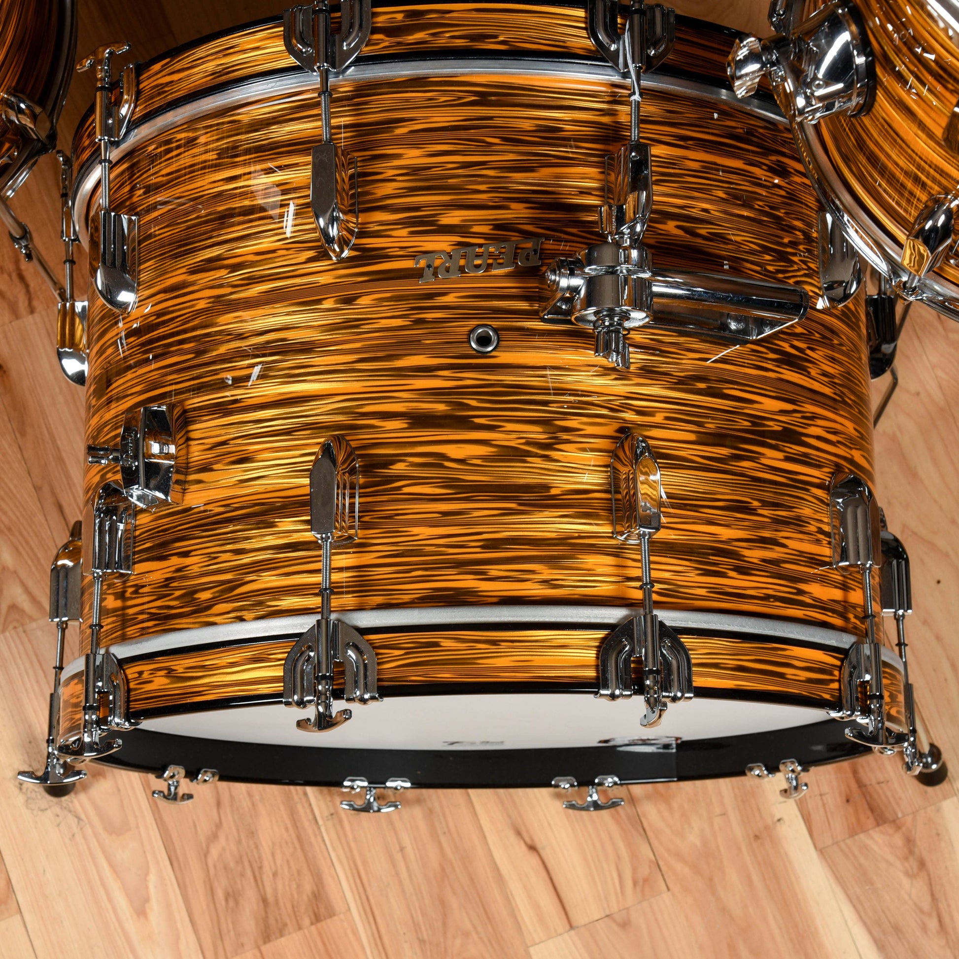 Pearl President Series Deluxe Sunset Ripple 20”, 12”, 14” Drum Kit Sunset Ripple Drums and Percussion / Acoustic Drums / Full Acoustic Kits