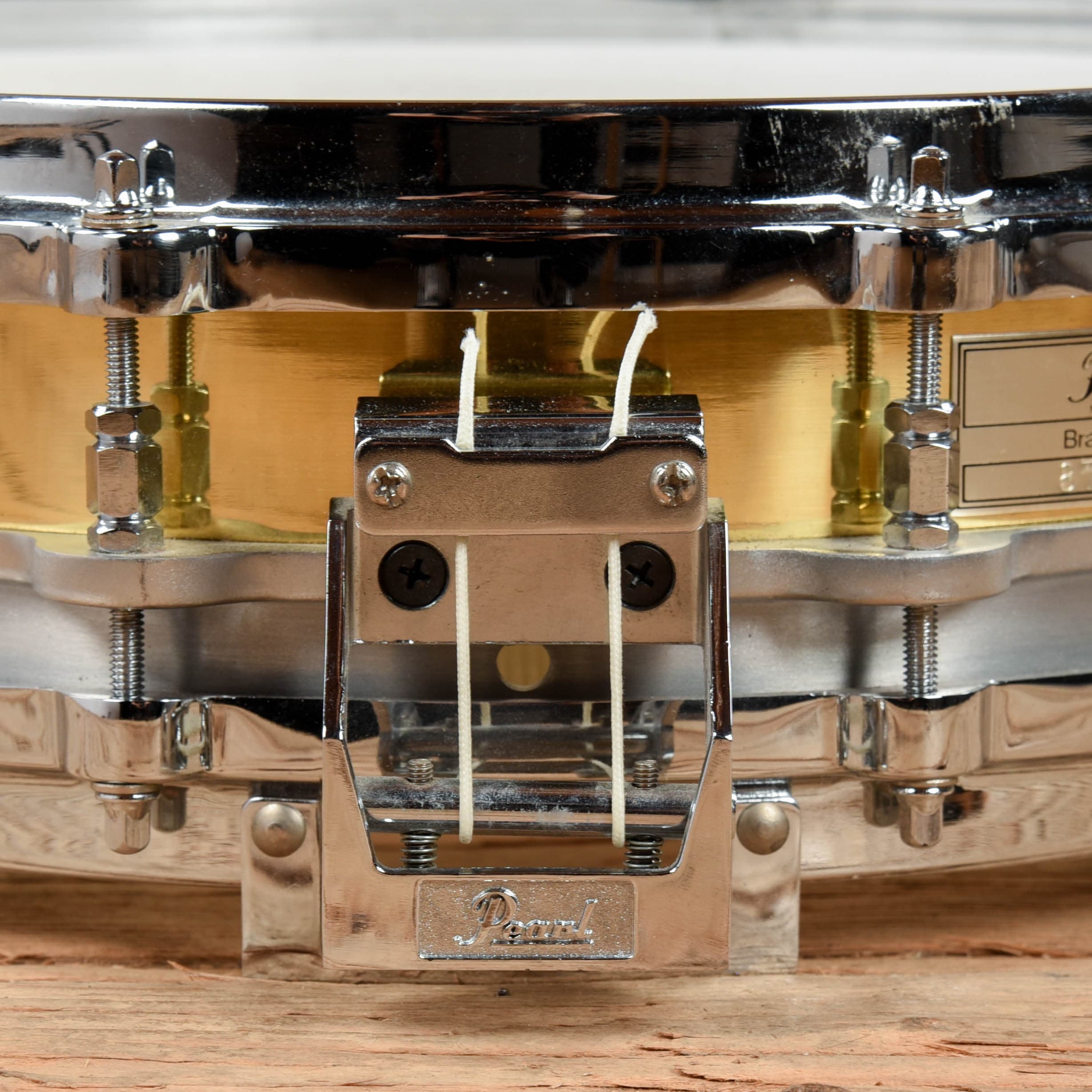 Metal Shell Like Instrument Pearl 3.5x14 Free-Floating Piccolo Snare Drum Brass Used – Chicago ...