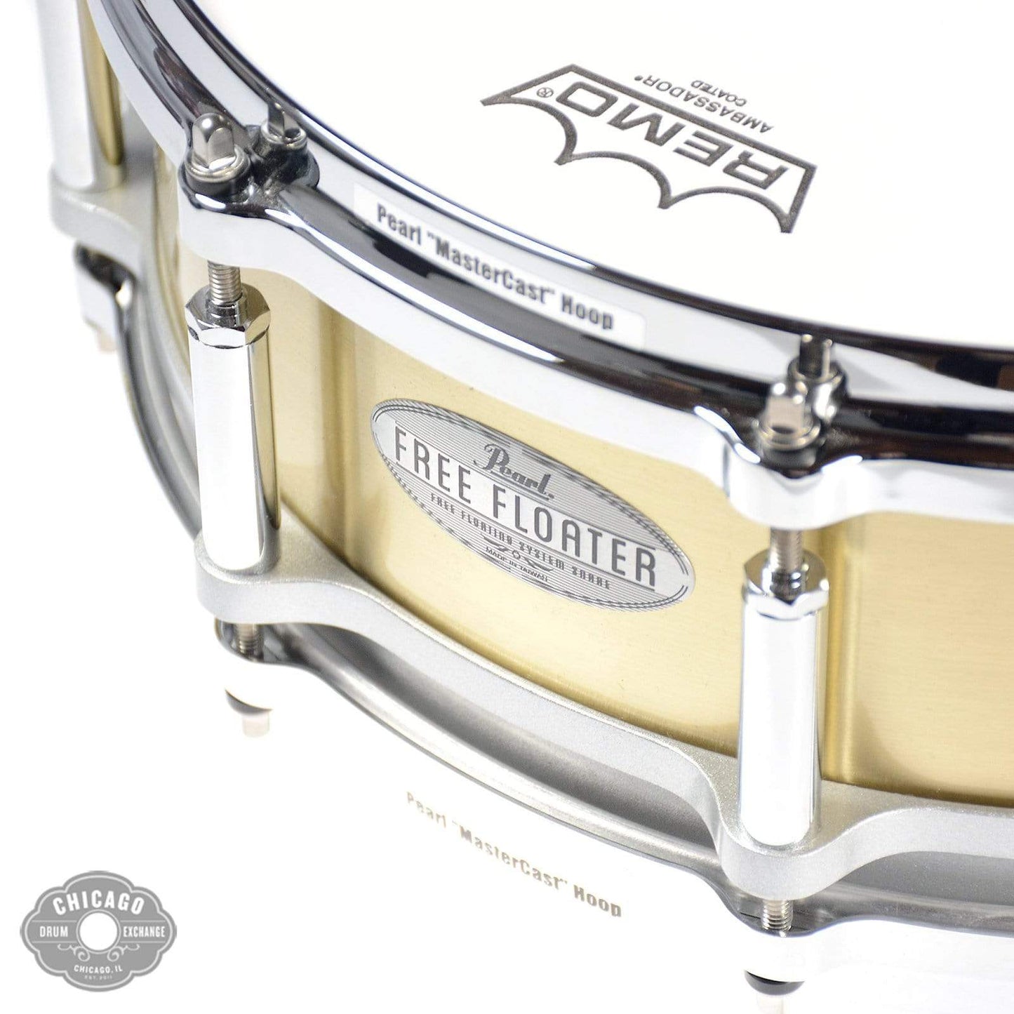 Pearl 5x14 1mm Task-Specific Free Floating Brass Snare Drum Drums and Percussion / Acoustic Drums / Snare