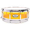 Pearl 5x14 Crystal Beat Free Floating Snare Drum Tangerine Glass Drums and Percussion / Acoustic Drums / Snare