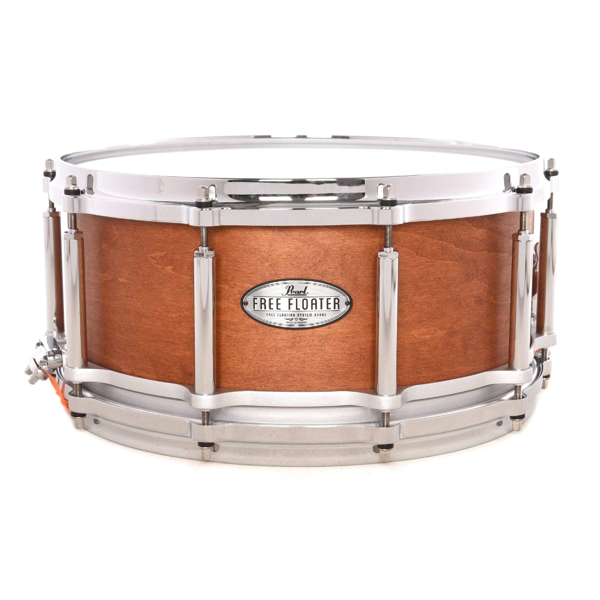 Maple/Mahogany　Music　Drum　Free　Snare　Floating　Chicago　–　Exchange　Pearl　6.5x14