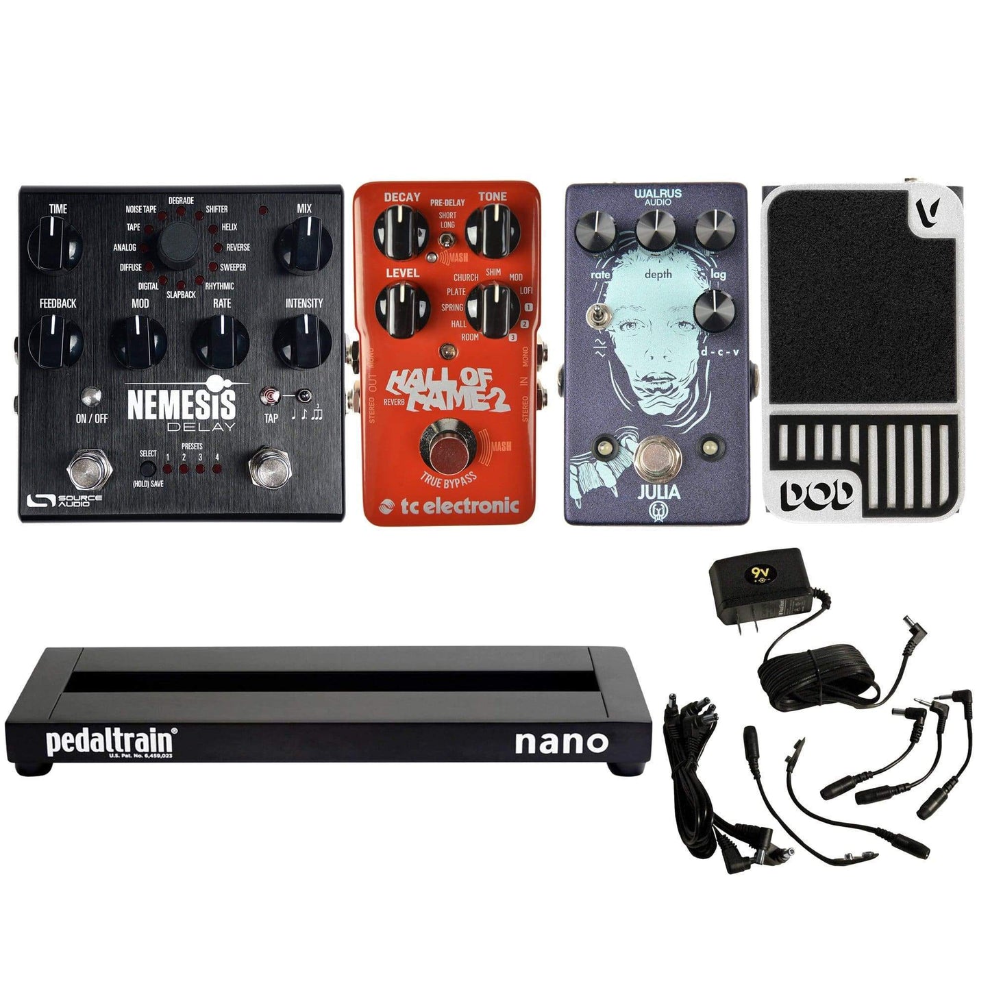 Loaded Pedalboard "Boutique" 3 Bundle W/FREE Power Supply. Effects and Pedals / Pedalboards and Power Supplies