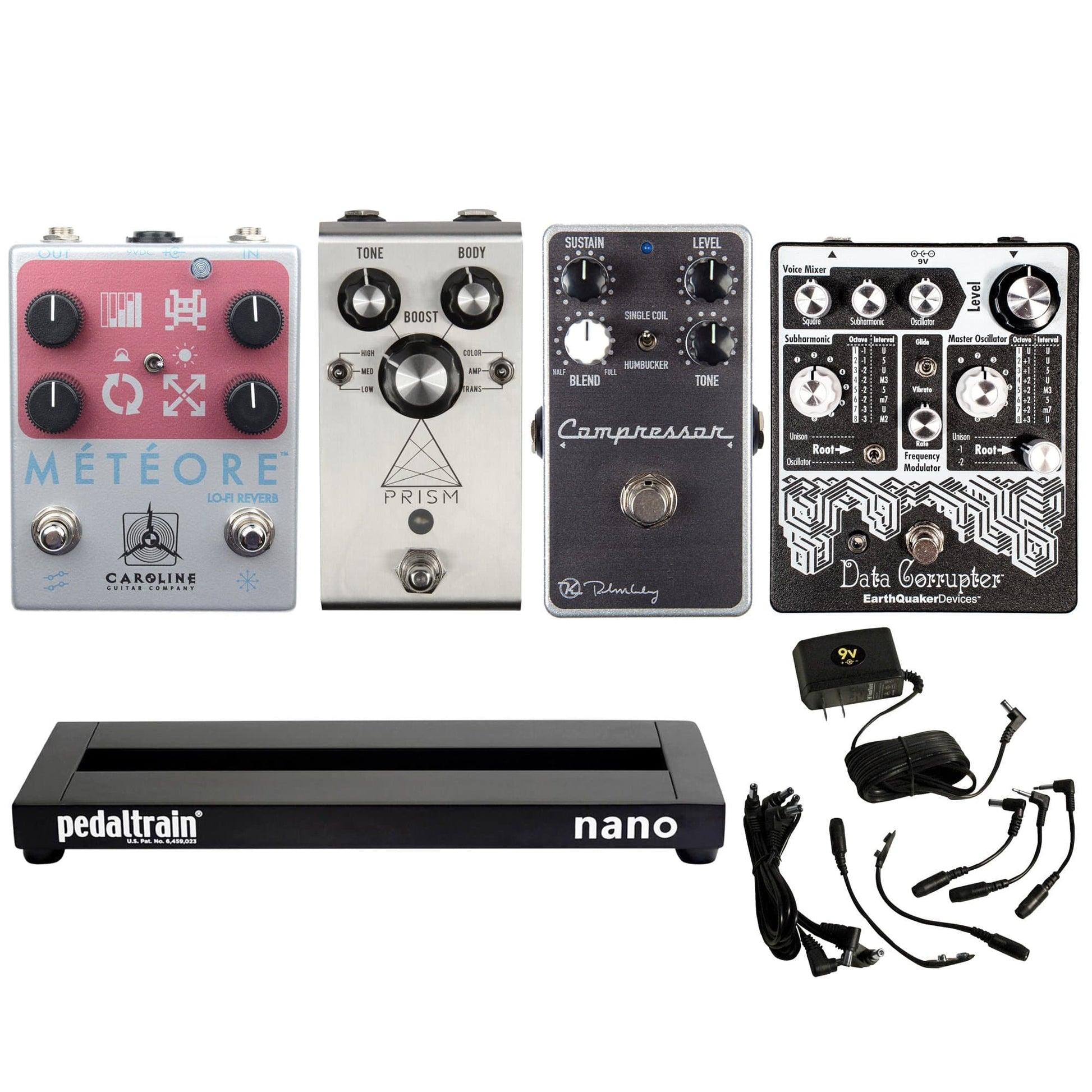 boutique pedale Loaded Pedalboard "Boutique" Bundle W/Power Supply. – Chicago Music Exchange