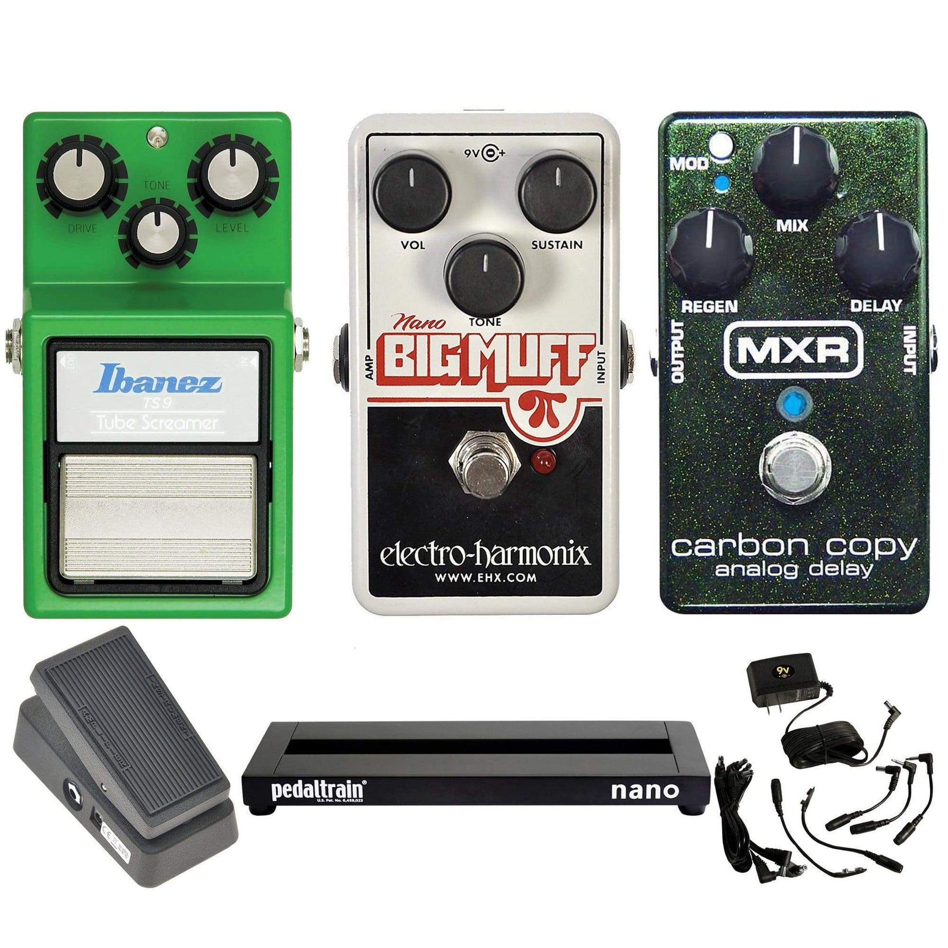 Loaded Pedalboard "Classics" Bundle W/FREE Power Supply Effects and Pedals / Pedalboards and Power Supplies