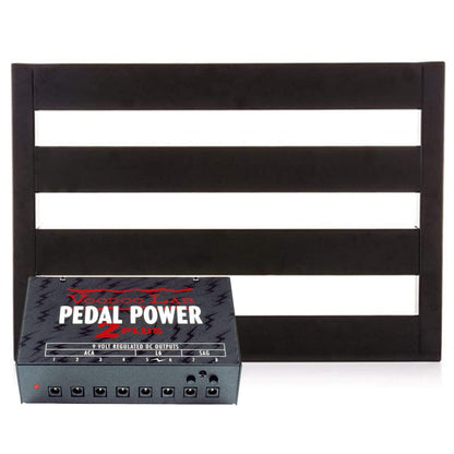 Pedaltrain Classic JR Pedalboard 18x12.5 w/Tour Case Bundle w/ Voodoo Lab Pedal Power 2 PLUS Power Supply Effects and Pedals / Pedalboards and Power Supplies