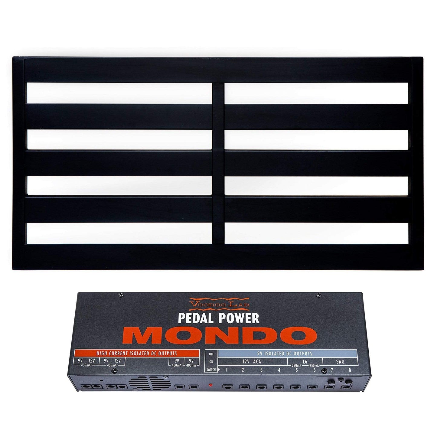 Pedaltrain Classic PRO Pedalboard 32x16 Wheeled Hard Case Bundle w/ Voodoo Lab MONDO Isolated Power Supply Effects and Pedals / Pedalboards and Power Supplies