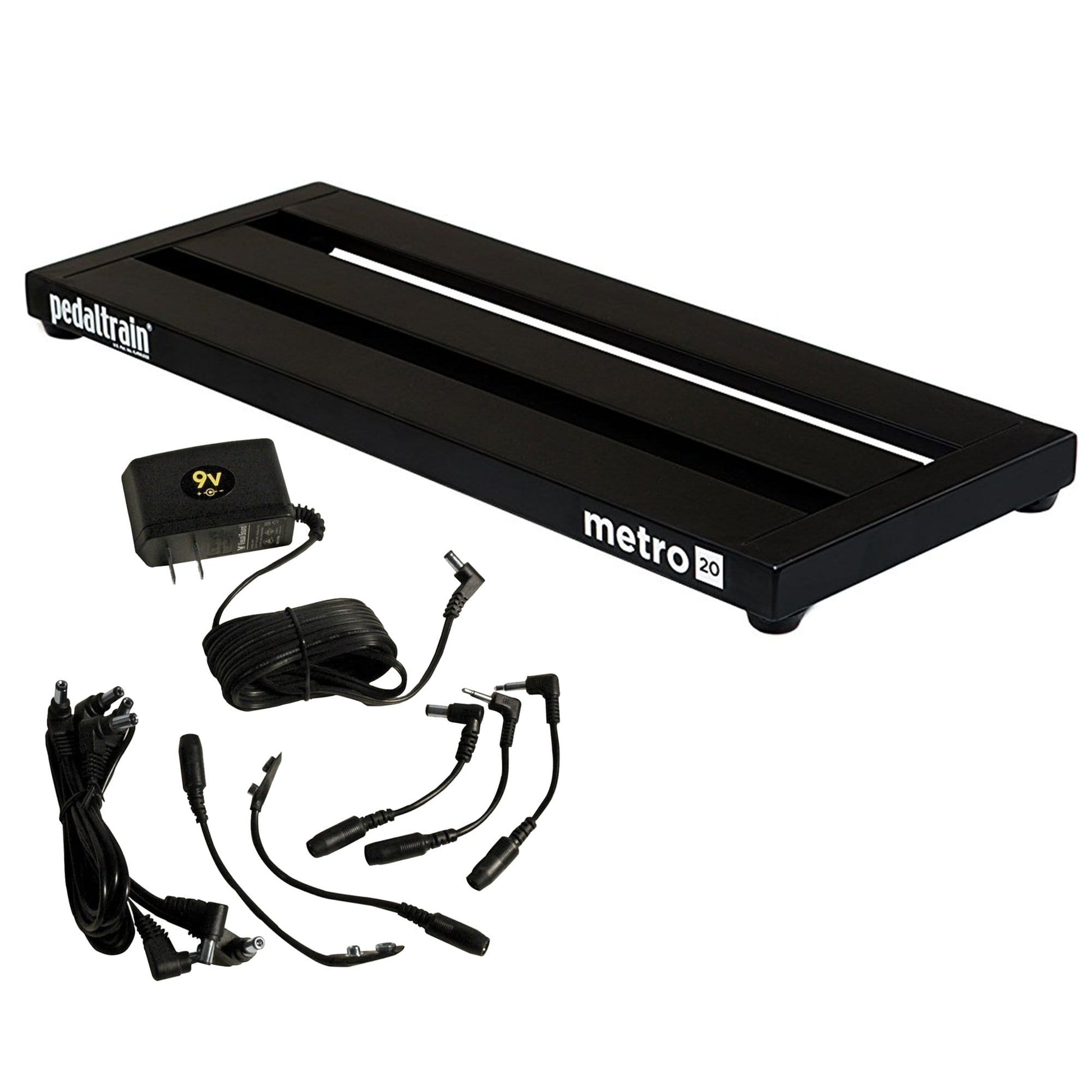 3 pedal board Pedaltrain Metro 20 Pedalboard 3 Rails 20x8 w/Soft Case Bundle w/ True – Chicago Music Exchange