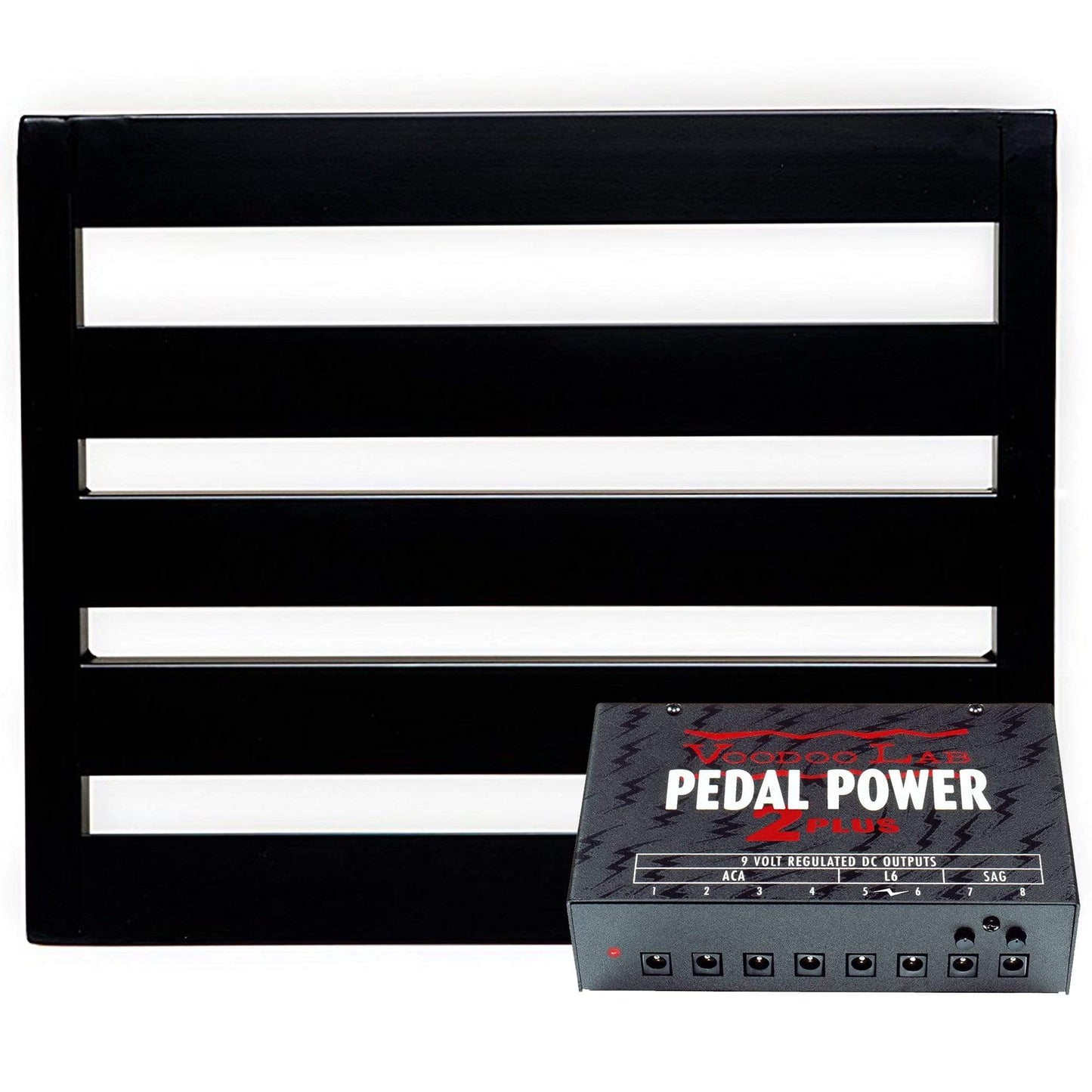 Pedaltrain NOVO 18 Pedalboard w/Tour Case Bundle w/ Voodoo Lab Pedal Power 2 PLUS Isolated Power Supply Effects and Pedals / Pedalboards and Power Supplies