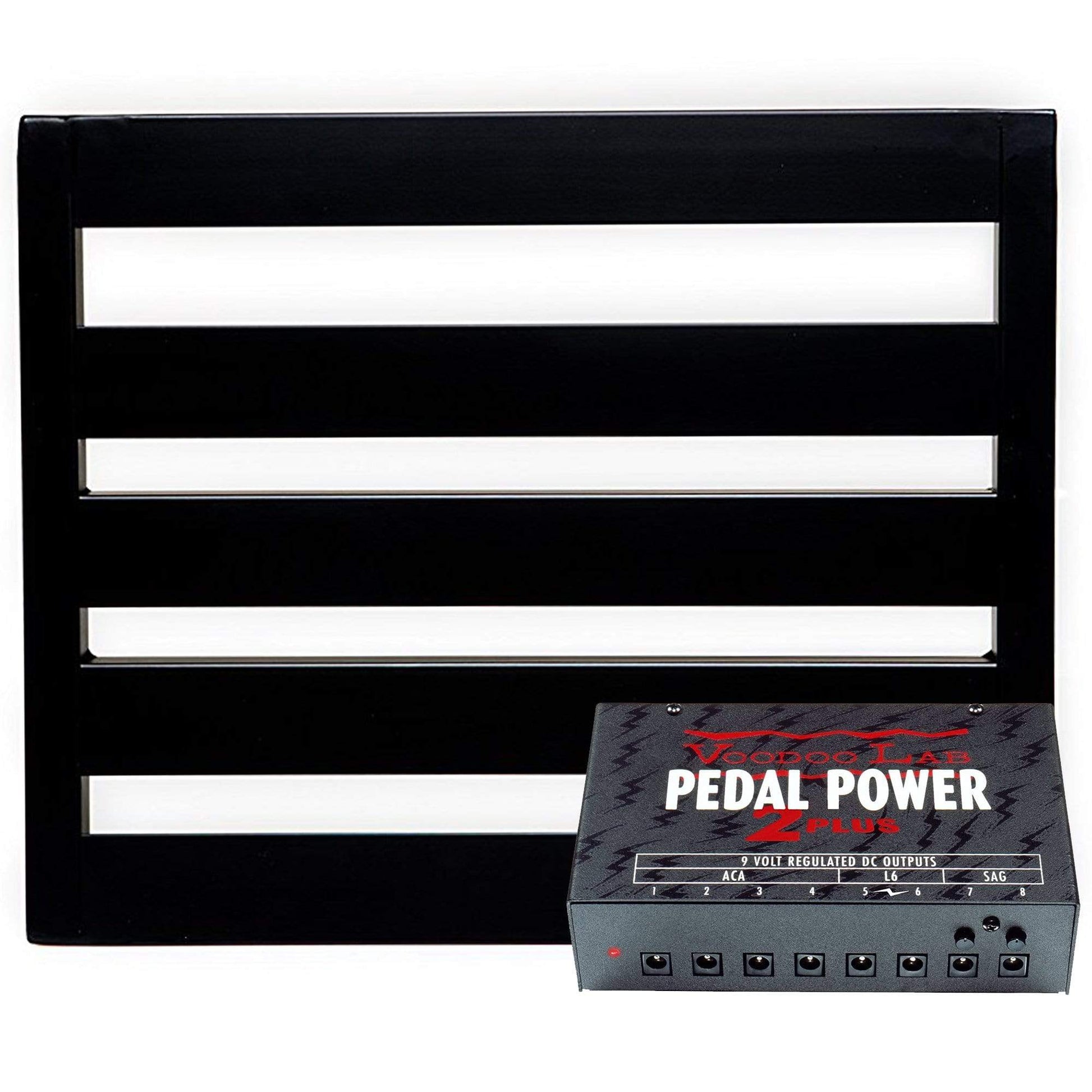 Pedaltrain NOVO 18 Pedalboard w/Tour Case Bundle w/ Voodoo Lab Pedal Power 2 PLUS Isolated Power Supply Effects and Pedals / Pedalboards and Power Supplies