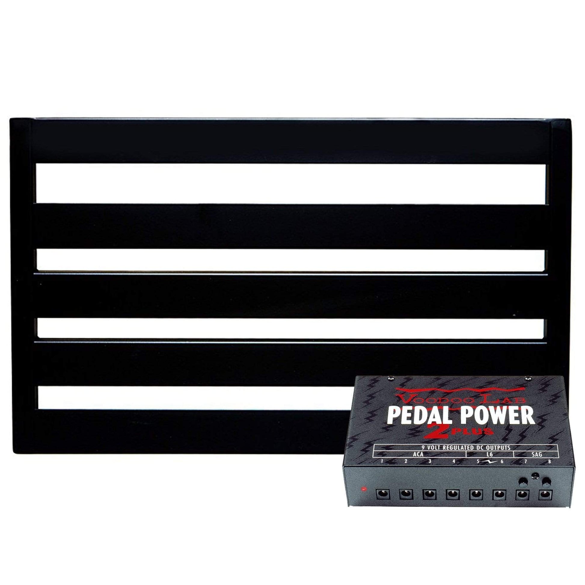 Pedaltrain NOVO 24 Pedalboard 5 Rails 24x14.5 w/Soft Case Bundle w/ Voodoo Lab Pedal Power 2 PLUS Isolated Power Supply Effects and Pedals / Pedalboards and Power Supplies