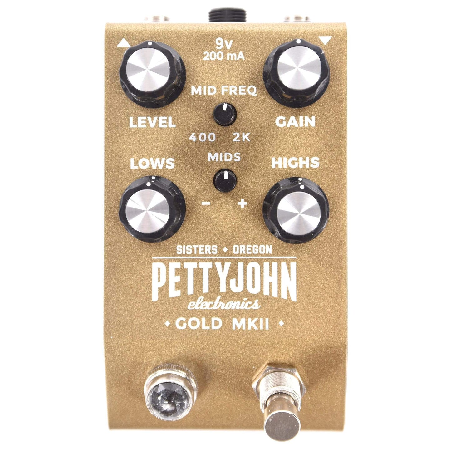 full range overdrive pedals Pettyjohn Electronics GOLD MKII Full-Range Overdrive/Distortion