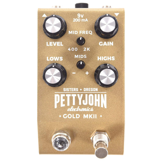 Pettyjohn Electronics GOLD MKII Full-Range Overdrive/Distortion Effects and Pedals / Overdrive and Boost