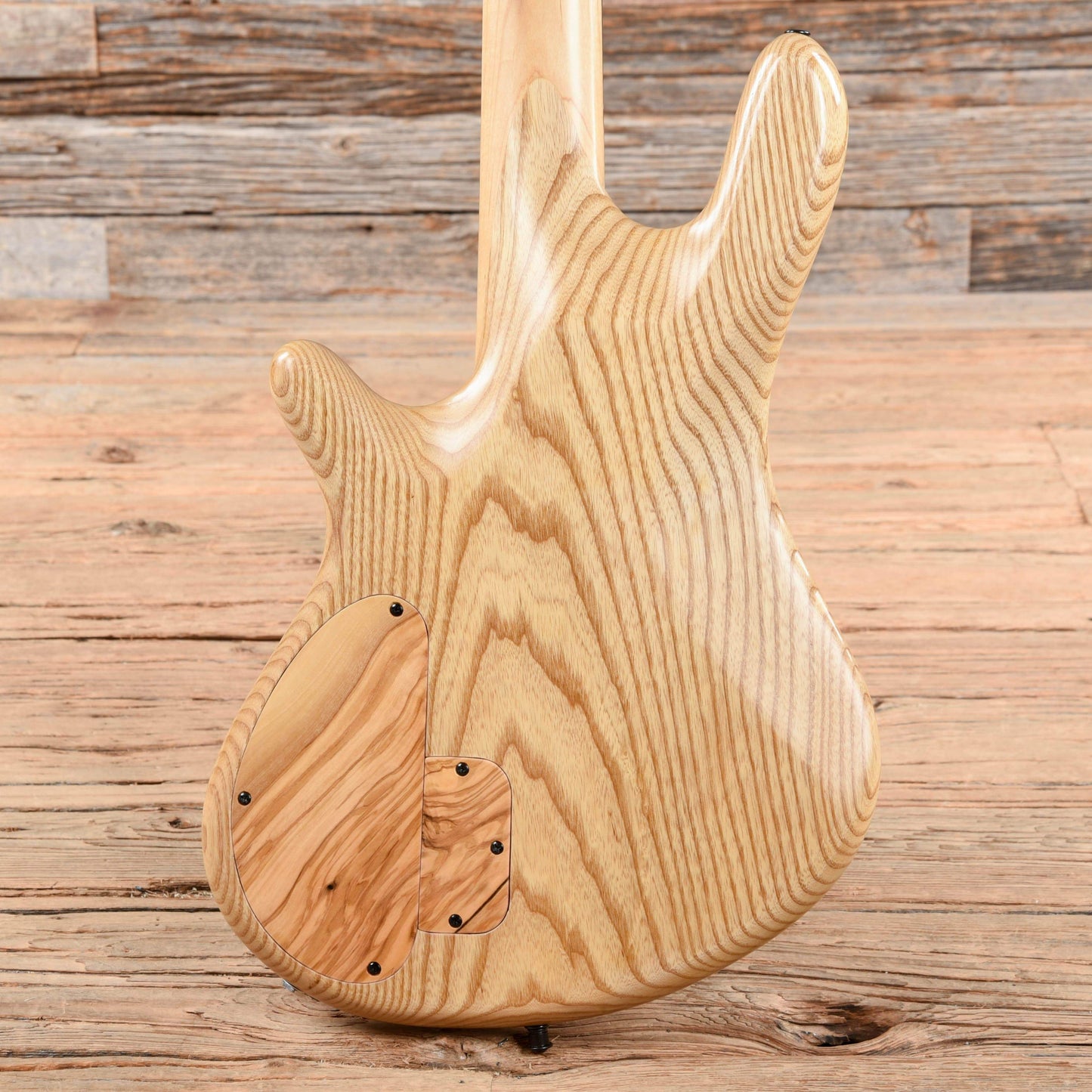 PHD Custom Olive Wood 4-String 32" Scale Bass Natural 2018 Bass Guitars / Short Scale