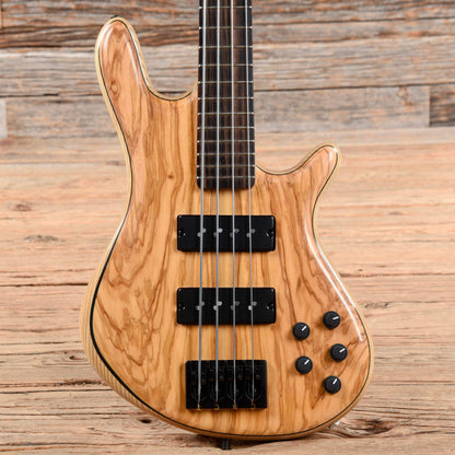 PHD Custom Olive Wood 4-String 32" Scale Bass Natural 2018 Bass Guitars / Short Scale
