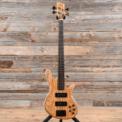 PHD Custom Olive Wood 4-String 32" Scale Bass Natural 2018 Bass Guitars / Short Scale