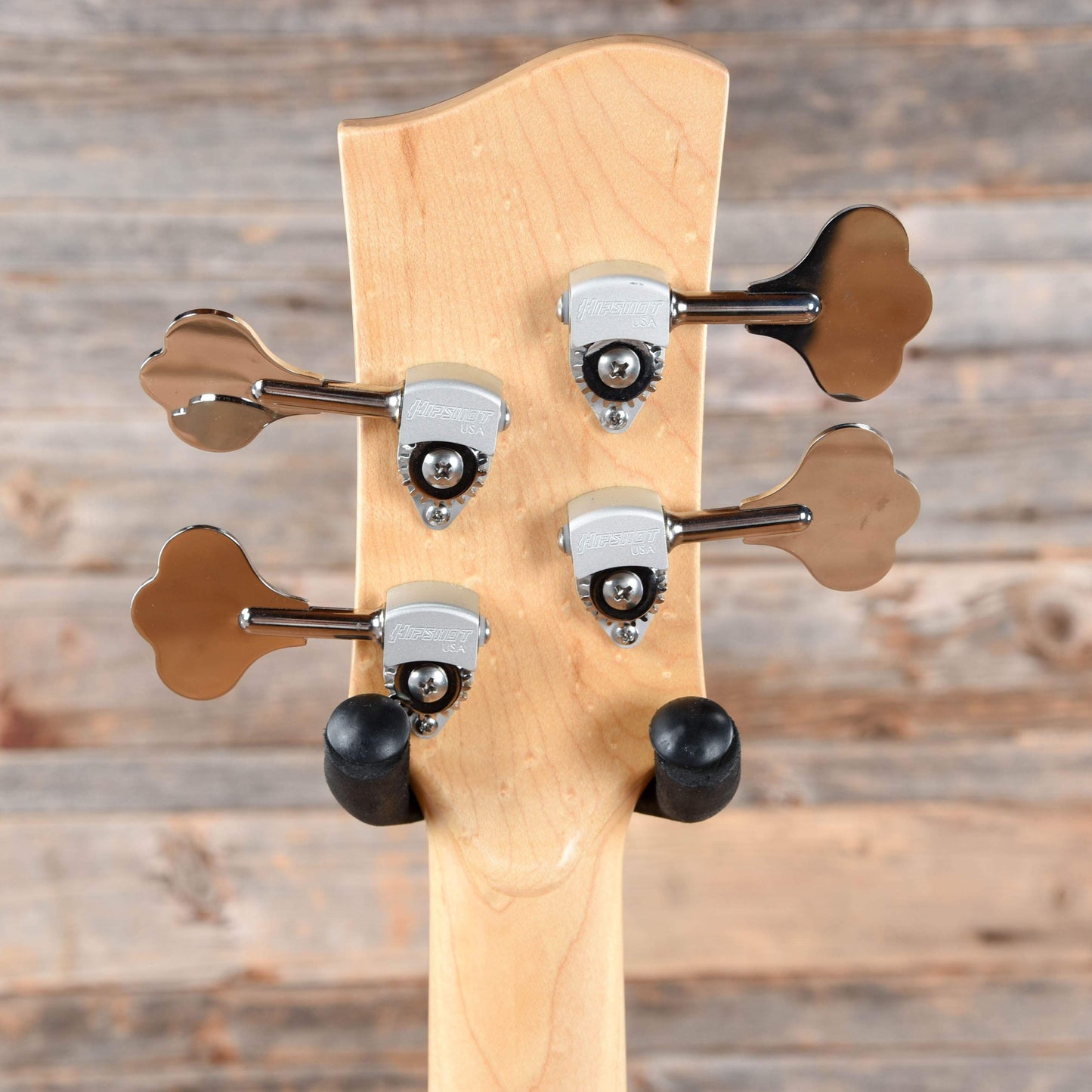 PHD Custom Olive Wood 4-String 32" Scale Bass Natural 2018 Bass Guitars / Short Scale