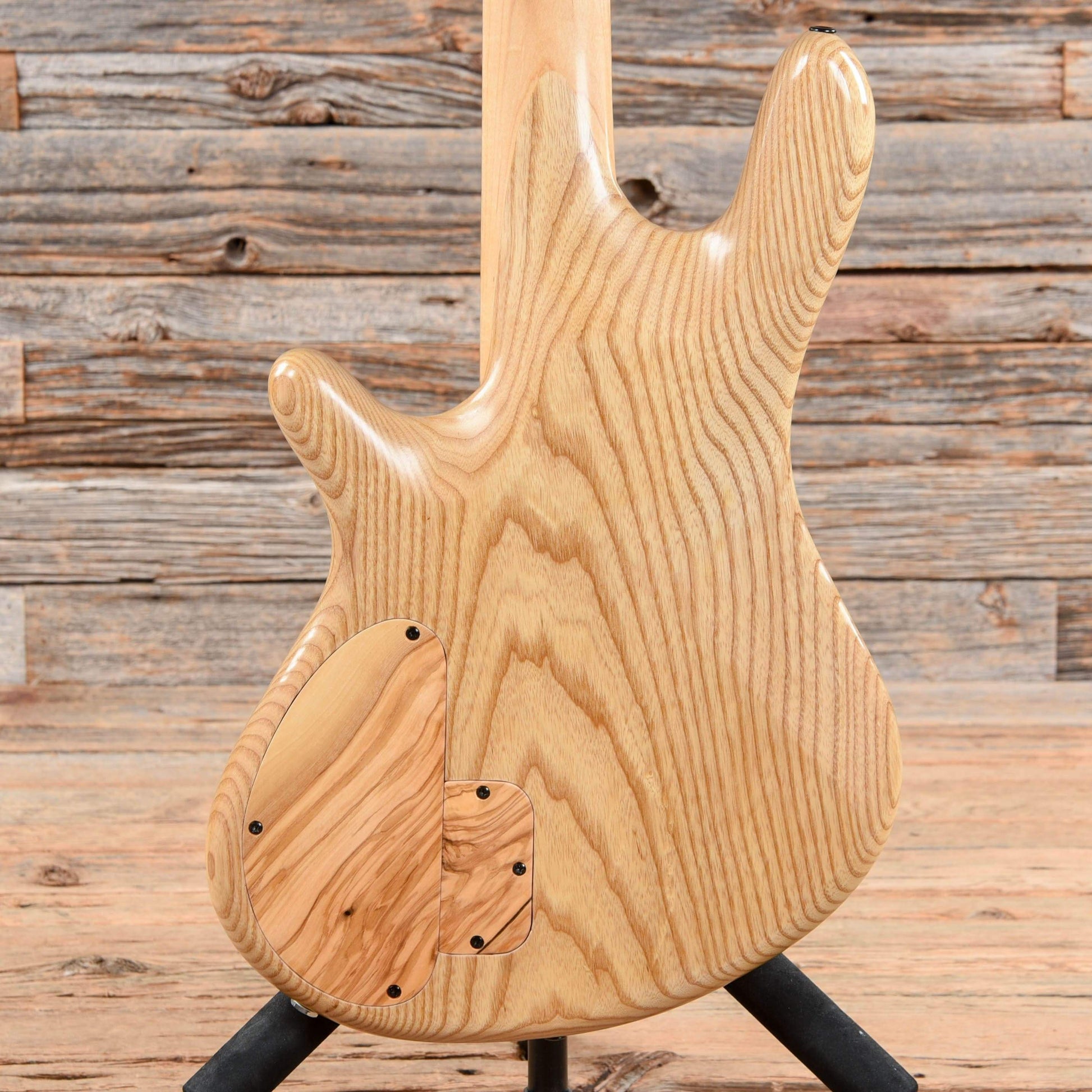 PHD Custom Olive Wood 4-String 32" Scale Bass Natural 2018 Bass Guitars / Short Scale