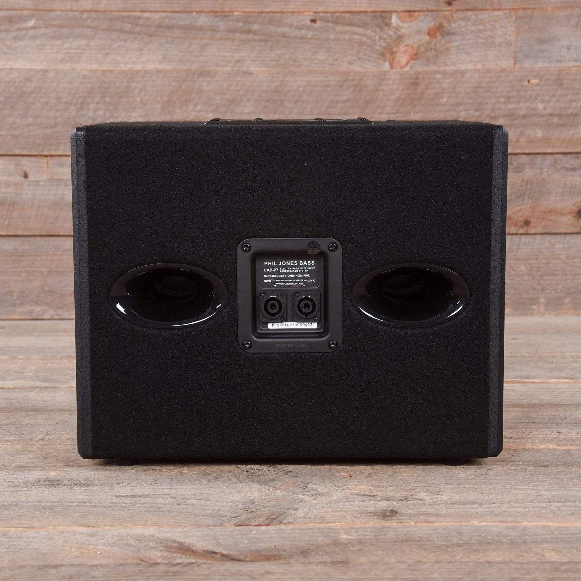 Phil Jones CAB 27 2x7 Bass Cab 150W 8Ohms w/3" Tweeter Amps / Bass Cabinets