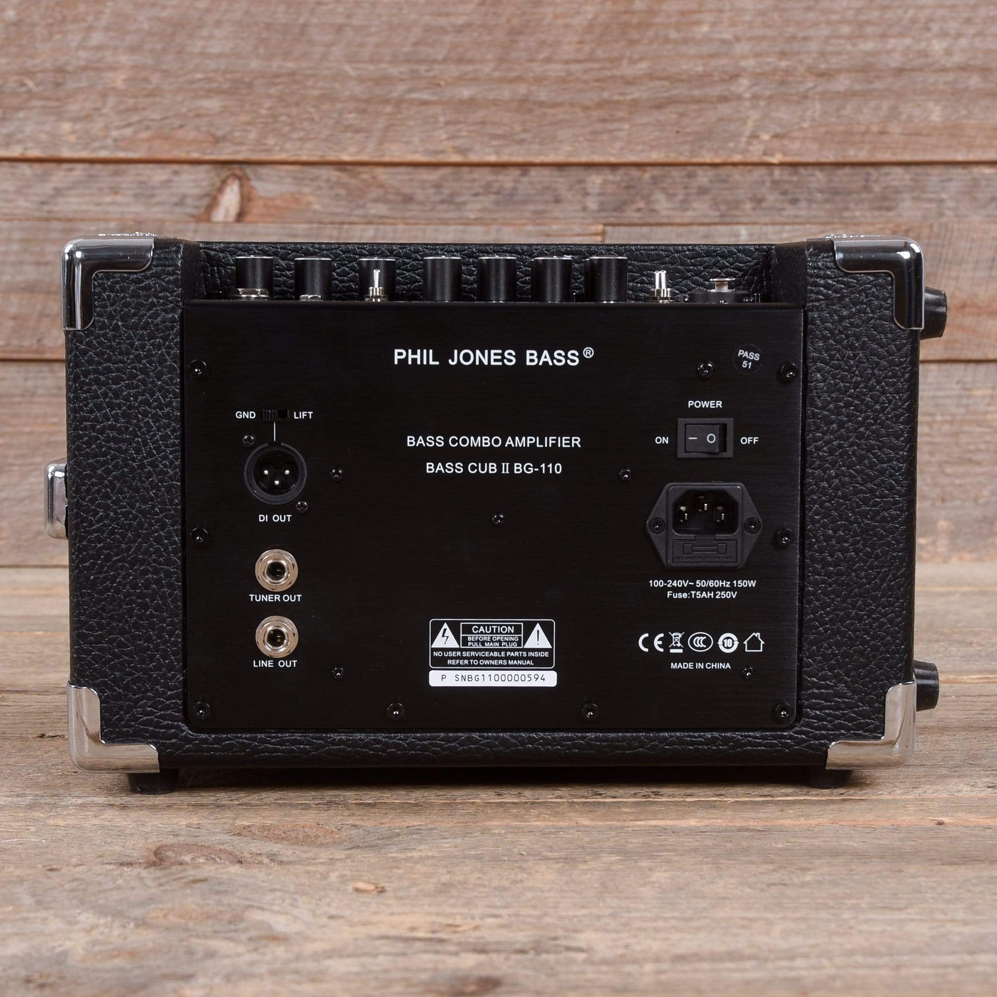 Phil Jones BG-110 Bass CUB II 2x5 Micro Combo Black Amps / Bass Combos