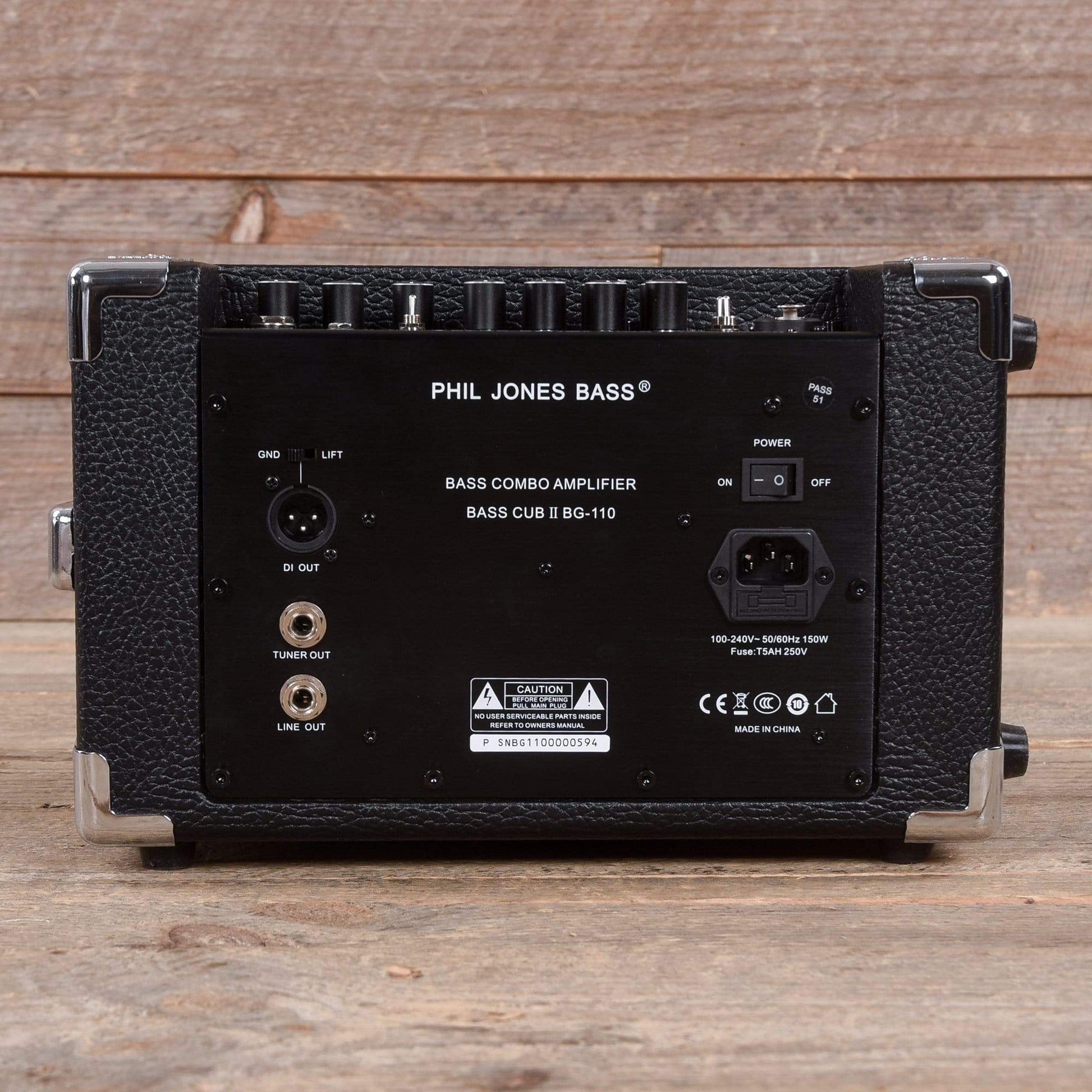 Phil Jones BG-110 Bass CUB II 2x5 Micro Combo Black Amps / Bass Combos