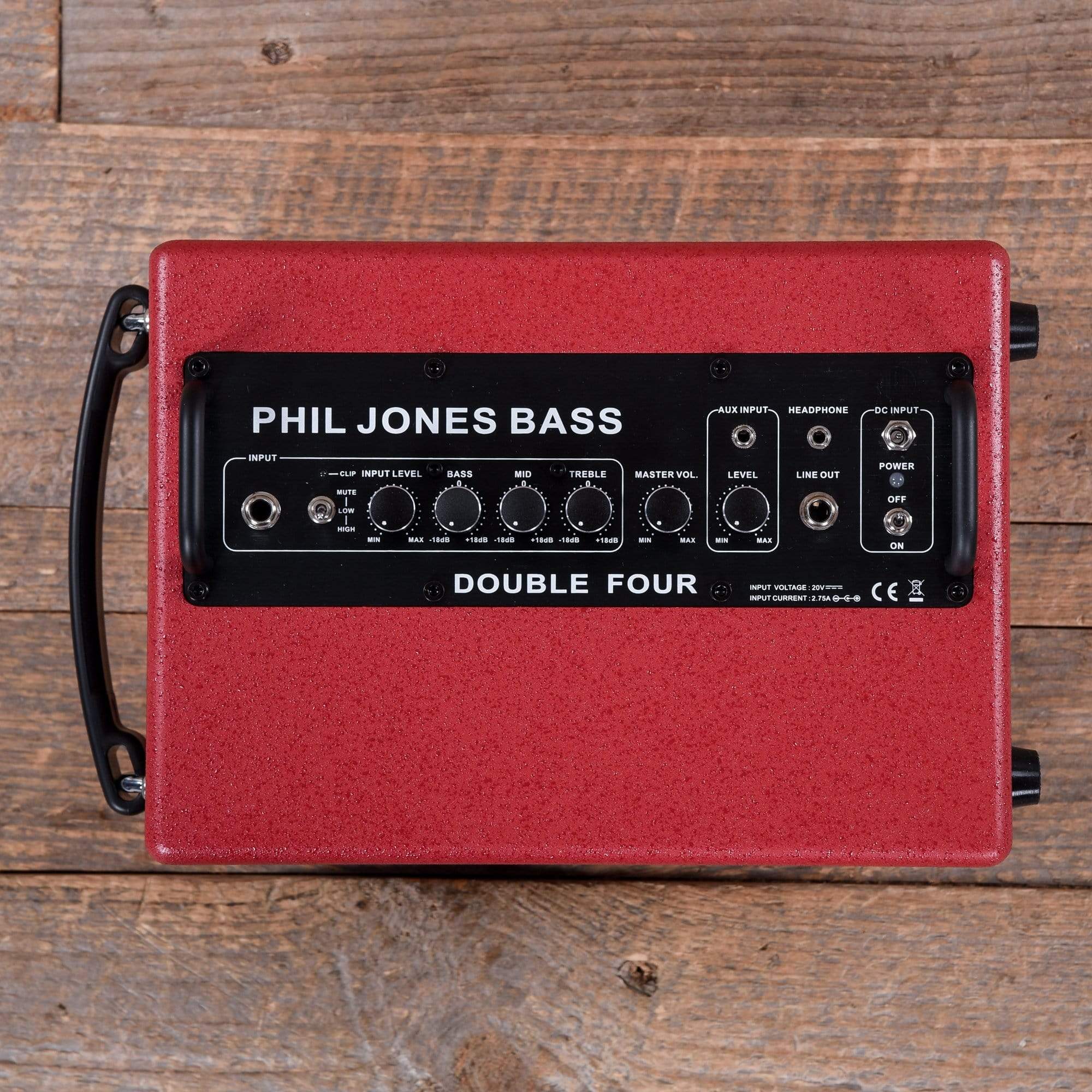 Phil Jones BG-75 Double Four 70W 2x4 Bass Combo Red Amps / Bass Combos