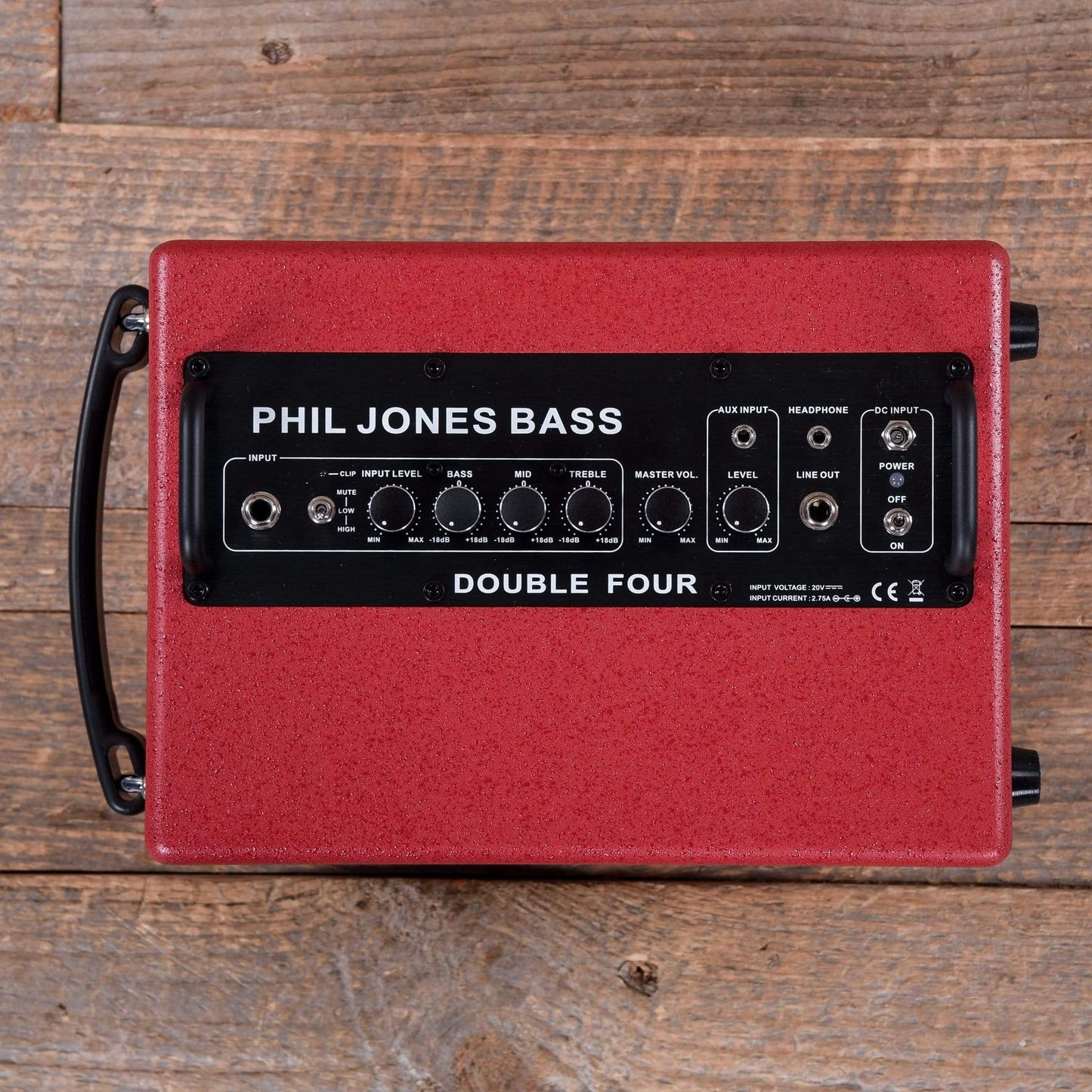Phil Jones BG-75 Double Four 70W 2x4 Bass Combo Red Amps / Bass Combos