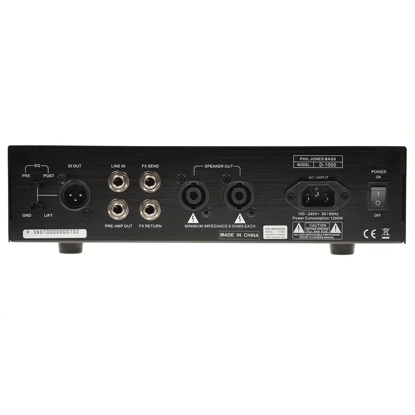 Phil Jones D1000 1000 Watt Digital Bass Head Amps / Bass Heads