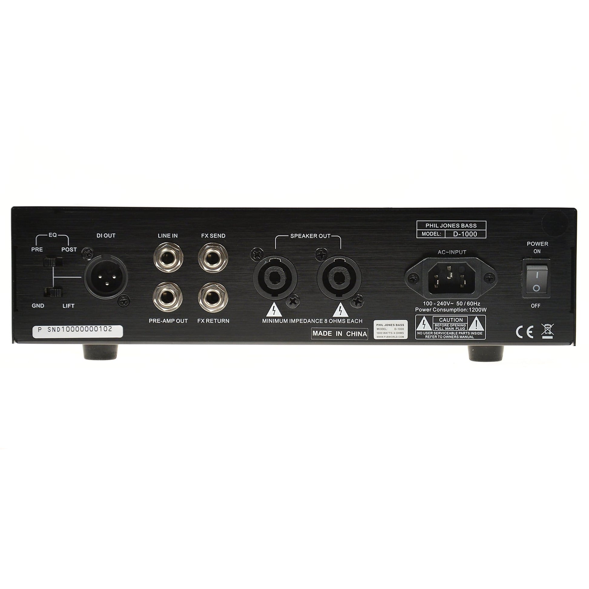 Phil Jones D1000 1000 Watt Digital Bass Head Amps / Bass Heads