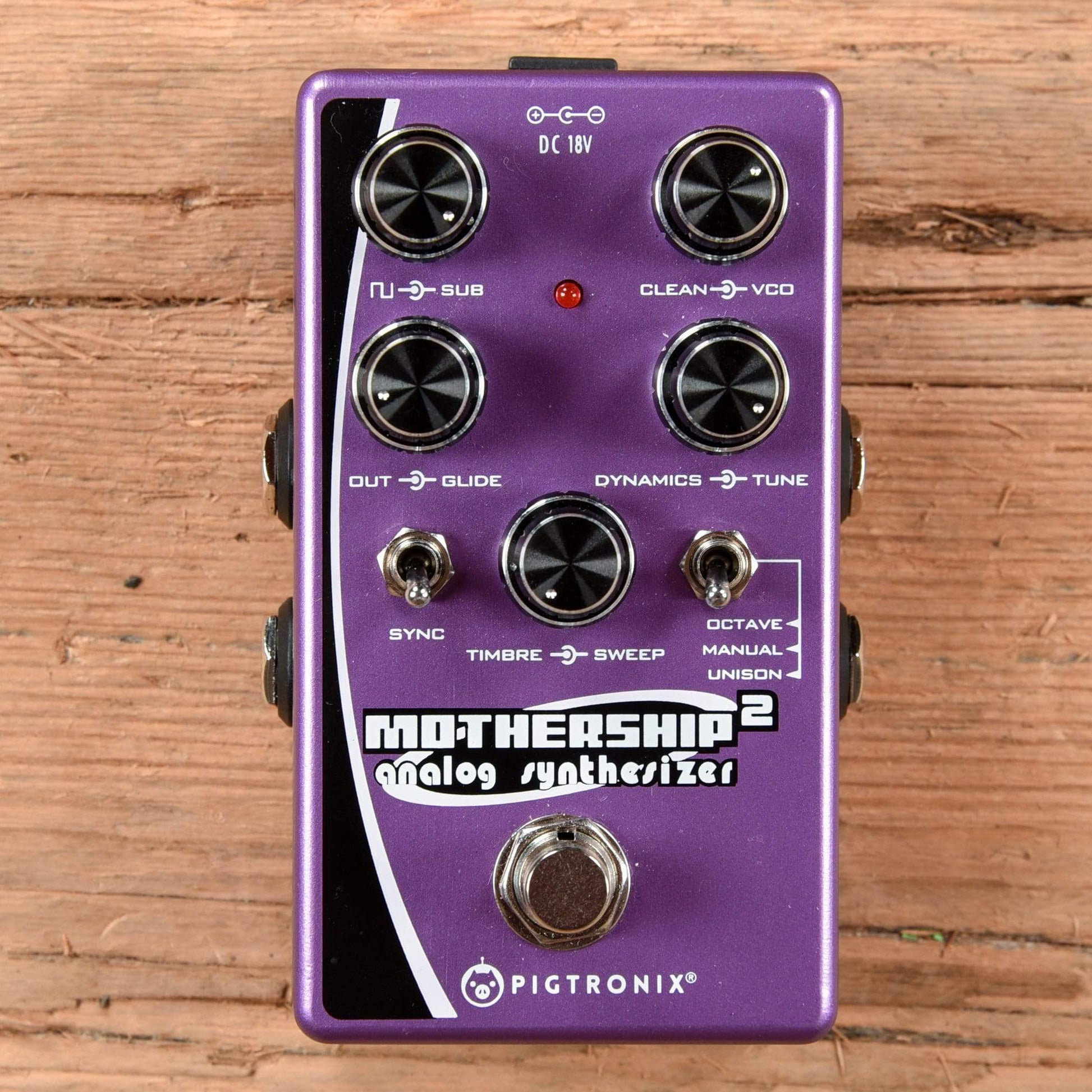 mothership pedal Pigtronix MS2 Mothership 2 Analog Synthesizer – Chicago Music Exchange