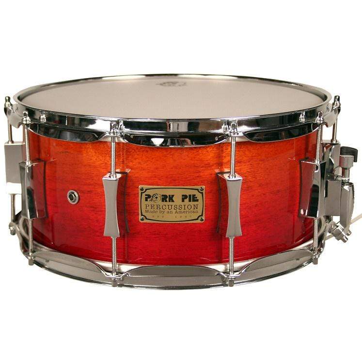 Pork Pie 7x14 African Mahogany High Gloss Snare Drum Drums and Percussion / Acoustic Drums / Snare