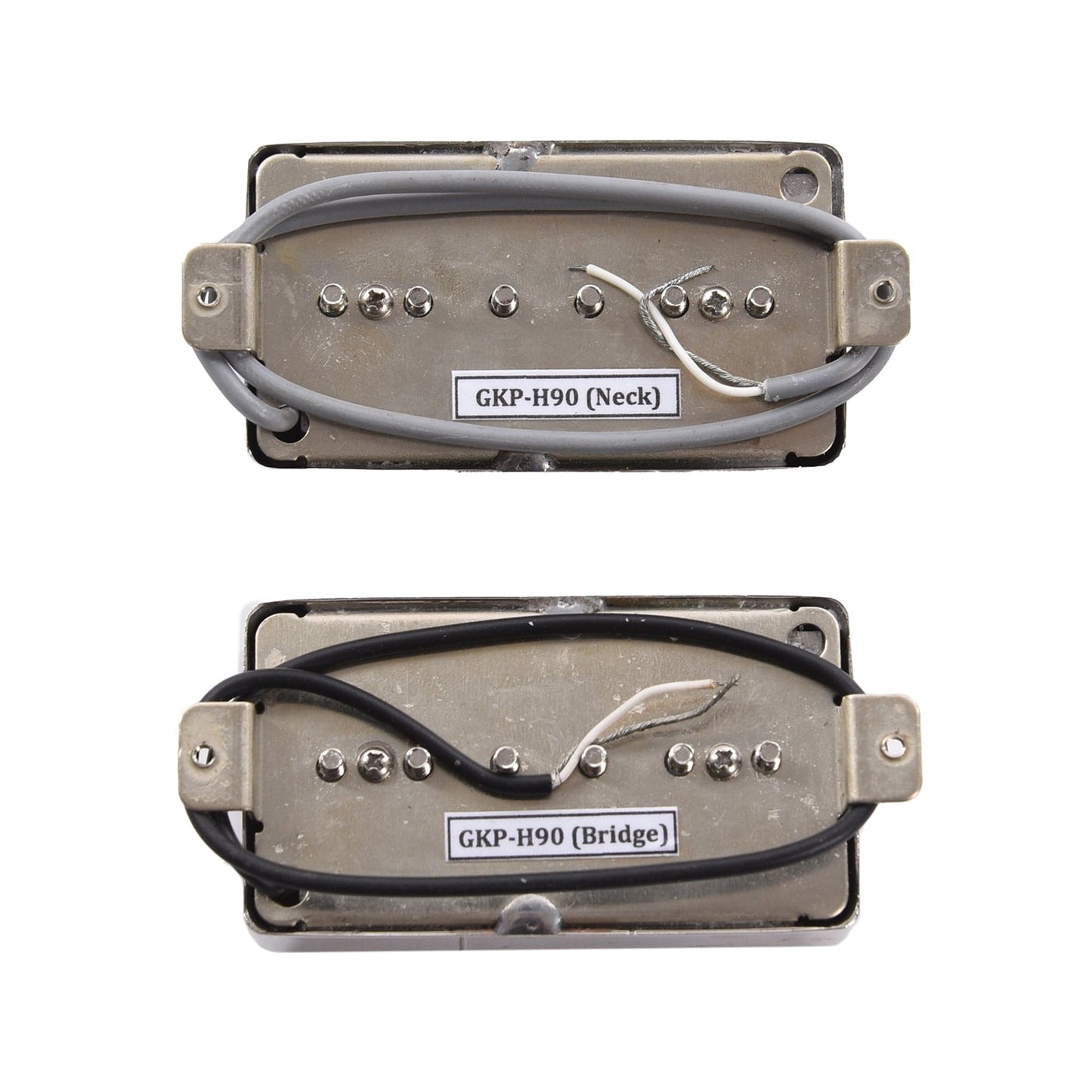 Porter Gatekeeper GKP-H90 Humbucker Sized P90 Set Nickel Parts / Guitar Pickups