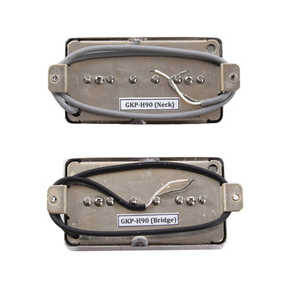 Porter Gatekeeper GKP-H90 Humbucker Sized P90 Set Nickel Parts / Guitar Pickups