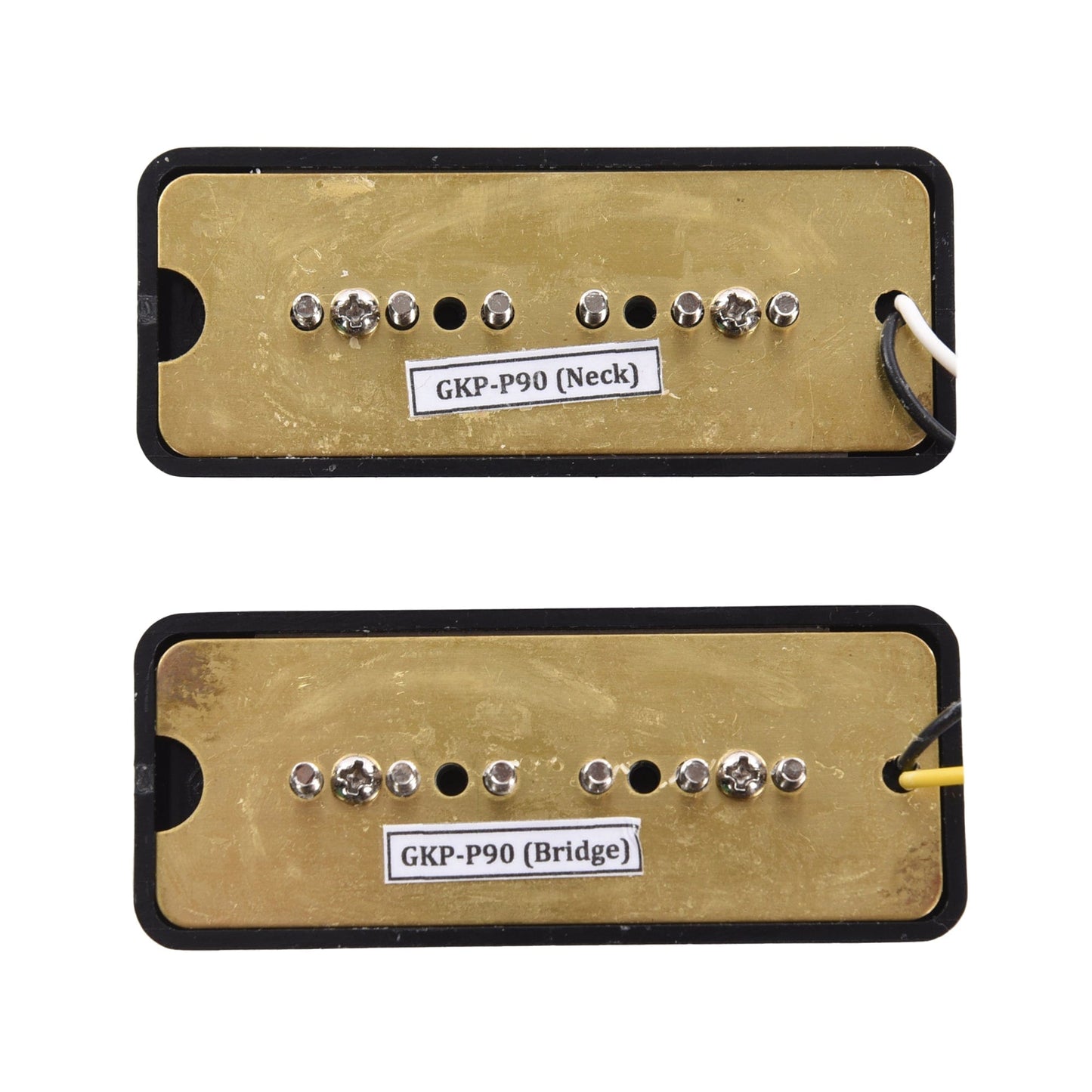 Porter Gatekeeper GKP-SC90 P-90 Set Black Covers Parts / Guitar Pickups