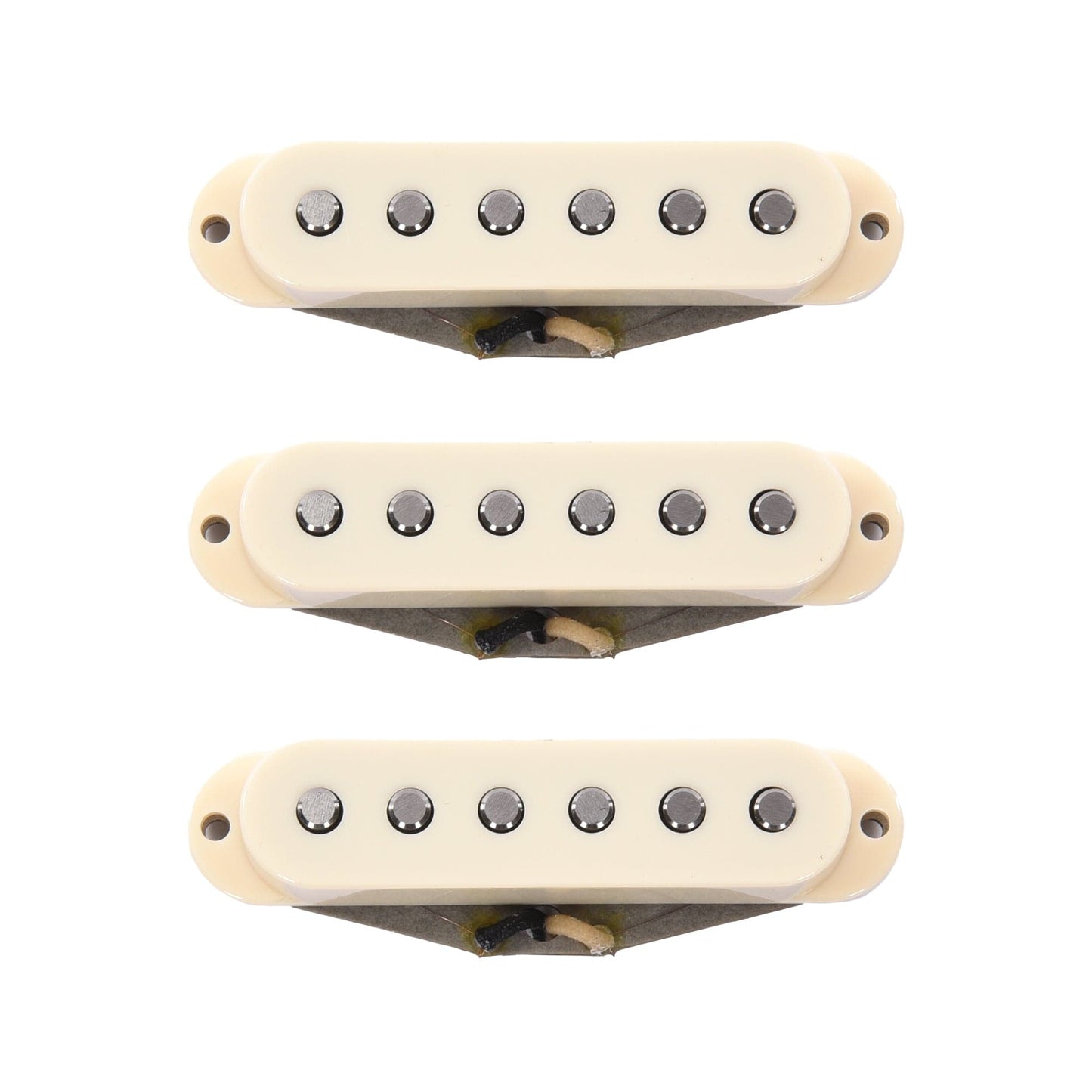 Porter Vintage Custom Strat Pickup Set Aged White Parts / Guitar Pickups