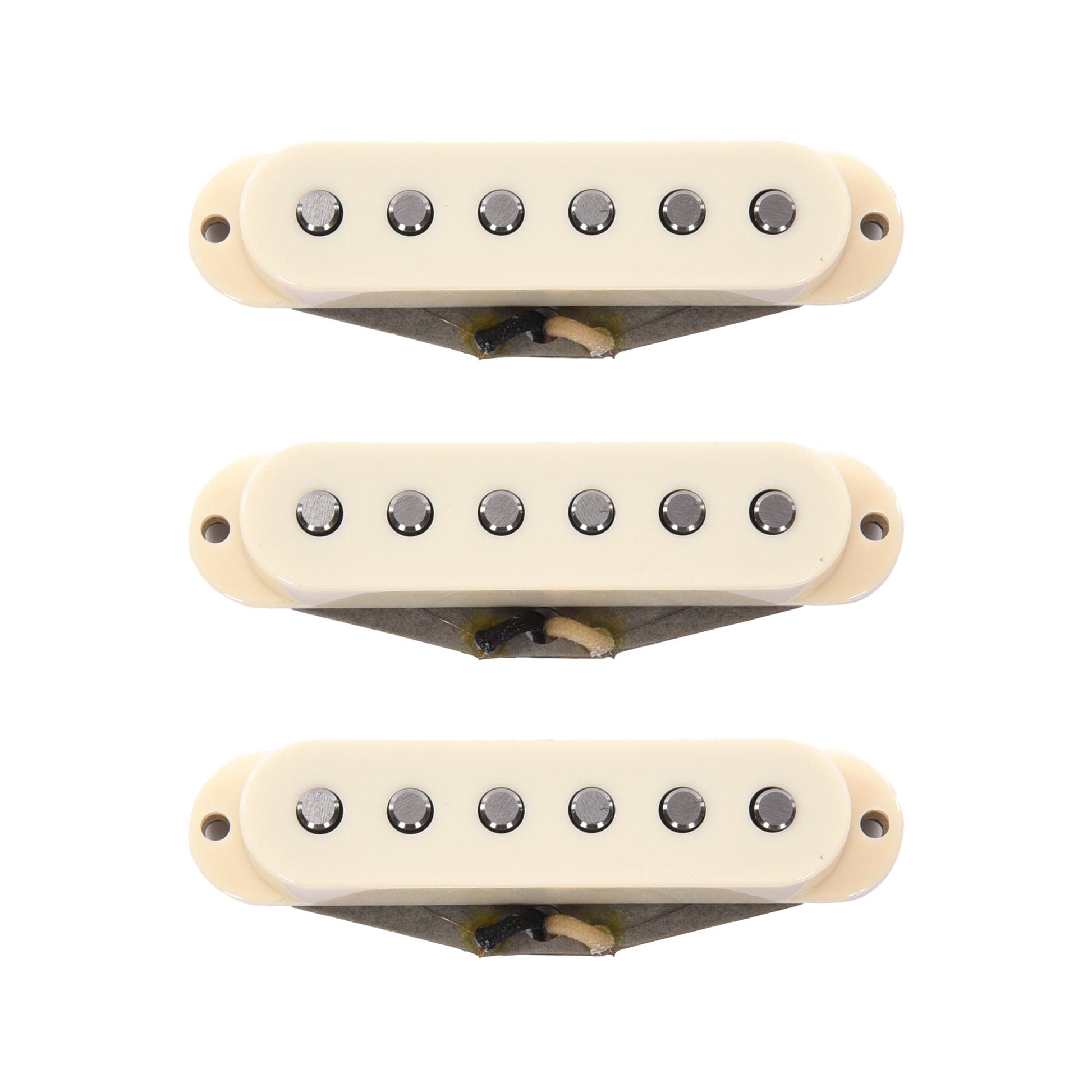 Porter Vintage Custom Strat Pickup Set Aged White Parts / Guitar Pickups