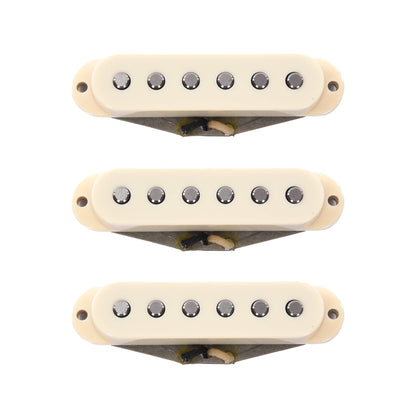 Porter Vintage Custom Strat Pickup Set Aged White Parts / Guitar Pickups