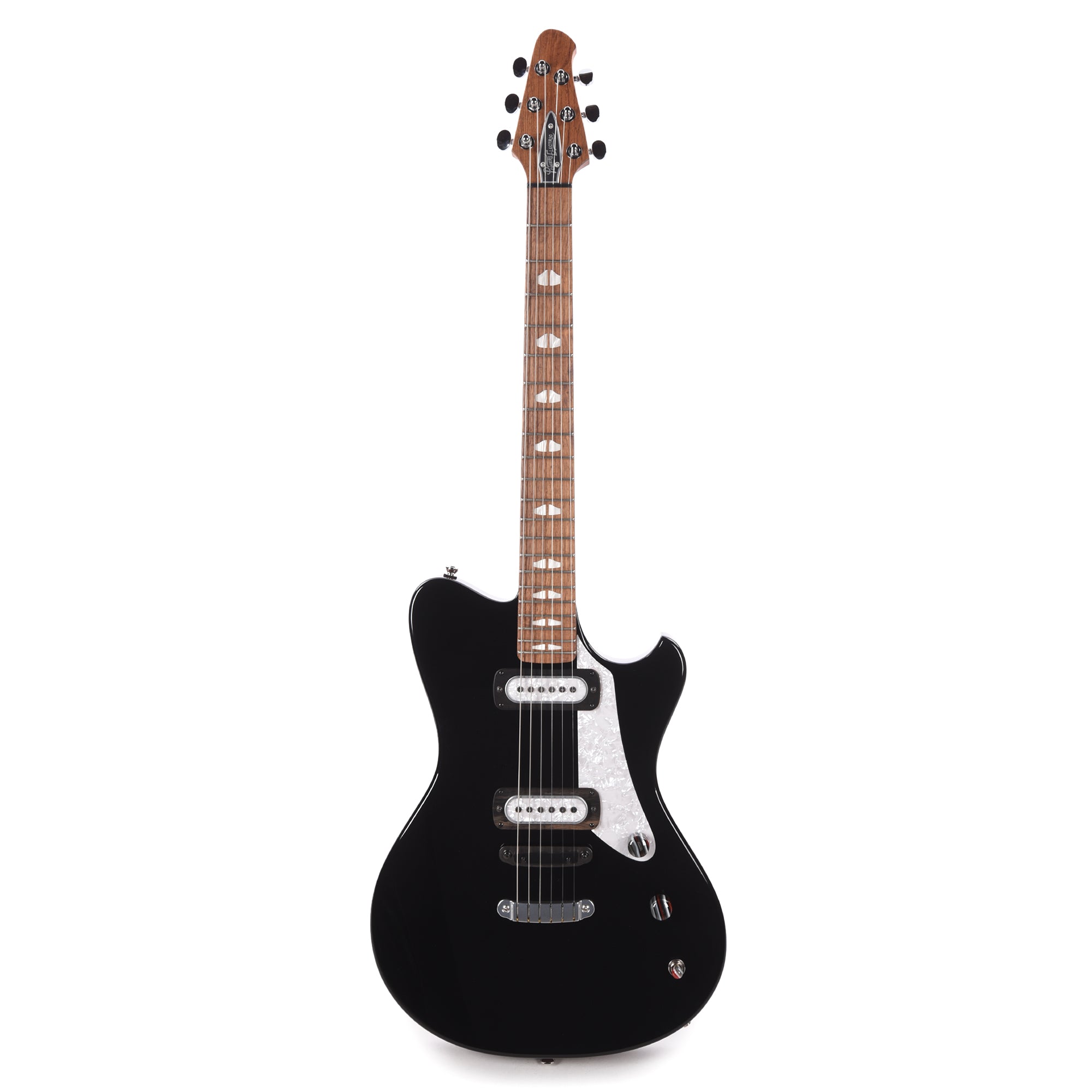 Powers Electric A-Type Shamel Ash Blacktop Top-Loading Hard Tail w/PF42 Pickups