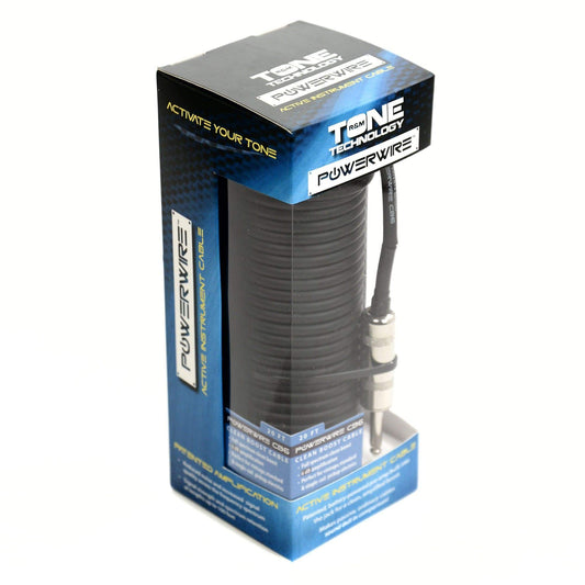 PowerWire CB6 Clean Boost Instrument Cable 20' w/6db Gain Accessories / Cables