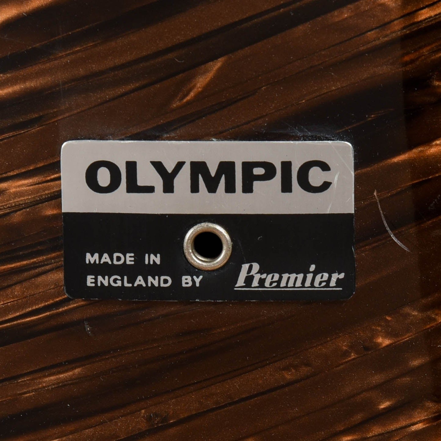 Premier Olympic Duroplastic 13/14/16/20 Rootbeer Swirl 1970s Drums and Percussion / Acoustic Drums / Full Acoustic Kits