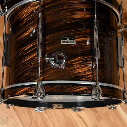 Premier Olympic Duroplastic 13/14/16/20 Rootbeer Swirl 1970s Drums and Percussion / Acoustic Drums / Full Acoustic Kits