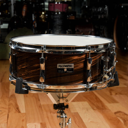 Premier Olympic Duroplastic 13/14/16/20 Rootbeer Swirl 1970s Drums and Percussion / Acoustic Drums / Full Acoustic Kits